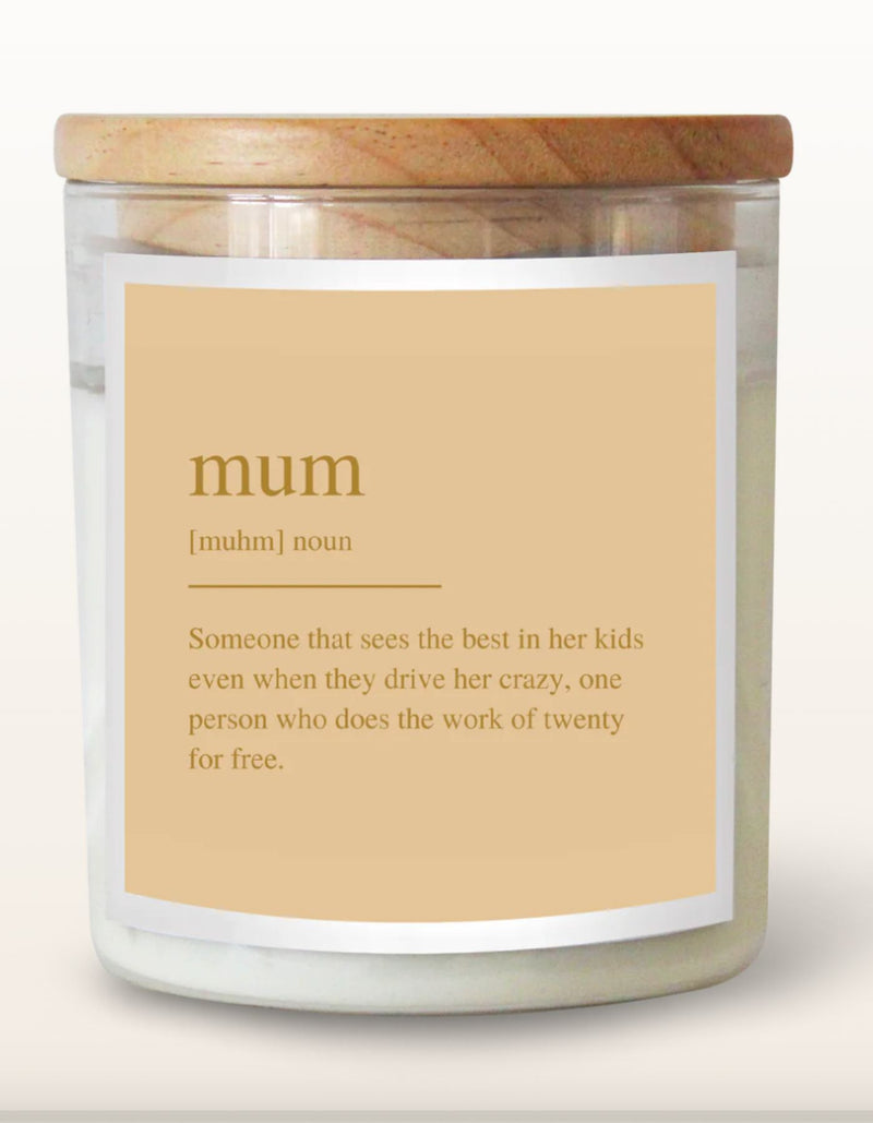 Limited Edition - Dictionary Mum Candle