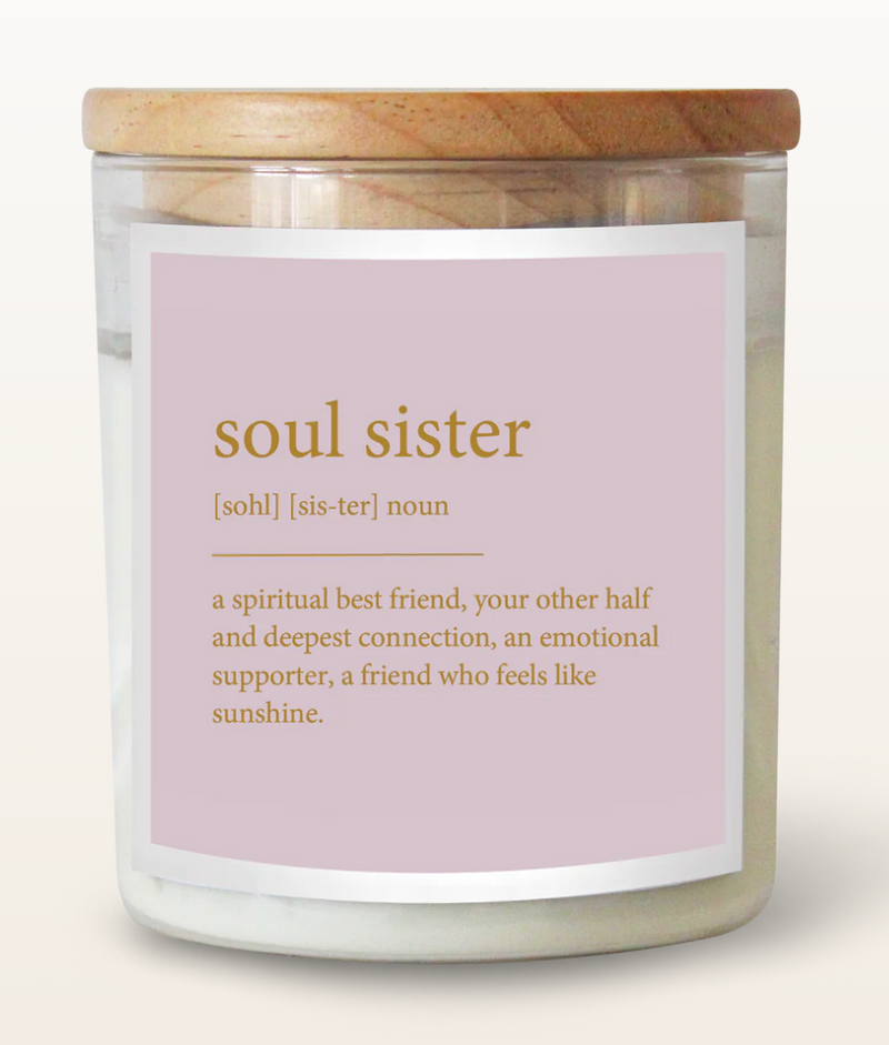 Limited Edition - Dictionary Soul Sister Candle